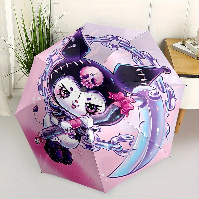 Gothic Kawaii,Devil Girl Automatic opening and closing folding umbrella with 8 rib frame and compact travel design,perfect for all occasio
Gothic Kawaii,Devil Girl Automatic opening and closing folding umbrella with 8 rib frame and compact travel design,perfect for all occasio