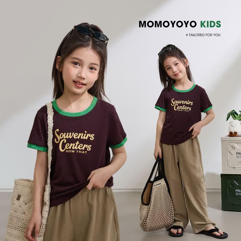Girl s Vintage Log Color-Block Letter Short Sleeve T-Shirt 130
Girl s Vintage Log Color-Block Letter Short Sleeve T-Shirt 130