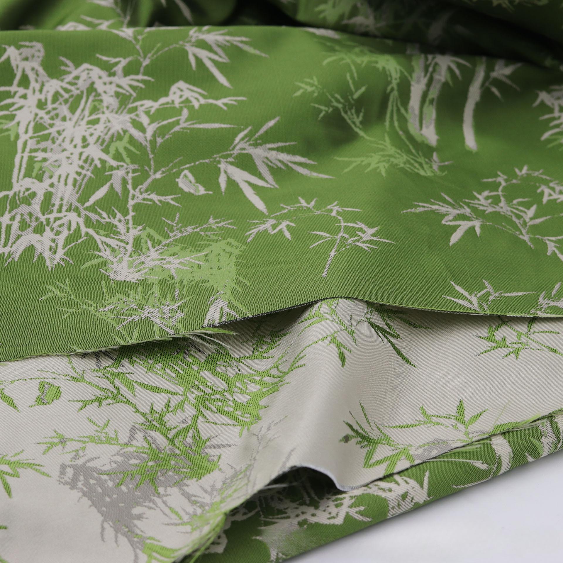 Chinese-style Bamboo Satin Double-sided Jacquard Fabric for DIY Hanfu Tang Costume Jackets Vests Skirts 100cmx145cm зелёный
Chinese-style Bamboo Satin Double-sided Jacquard Fabric for DIY Hanfu Tang Costume Jackets Vests Skirts 100cmx145cm зелёный