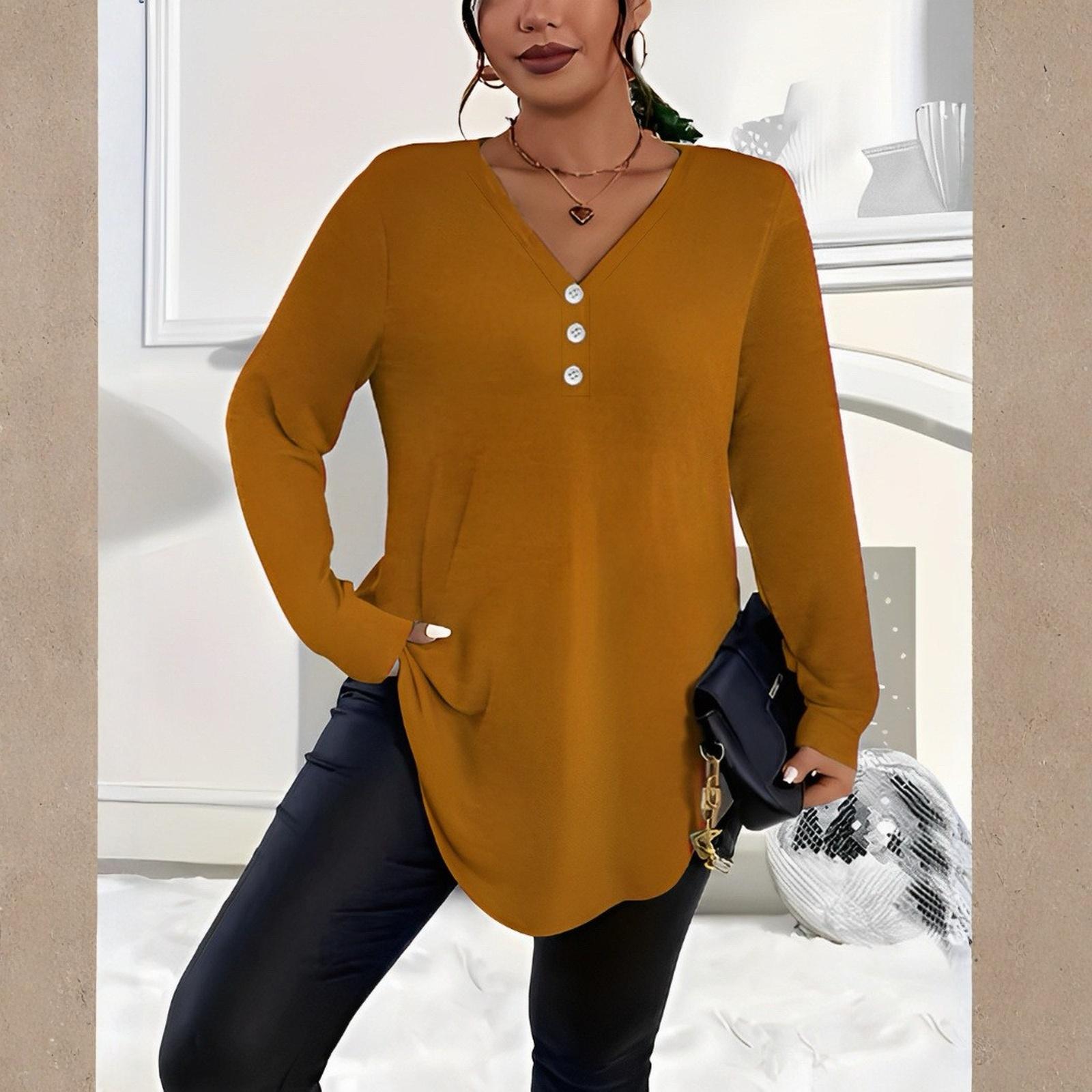 Рубашки с длинным рукавом для женщин, милые футболки с графическим принтом, блузки, повседневные базовые топы больших размеров, пуловеры XXL
Рубашки с длинным рукавом для женщин, милые футболки с графическим принтом, блузки, повседневные базовые топы больших размеров, пуловеры XXL