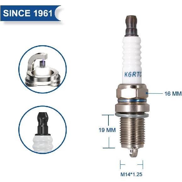2PK TORCH K6RTC Spark Plug Replace for NGK BKR5E-11 V-Line 33 BKR6E BKR6ES FR6E-D Spark Plug, for DENSO K20PR-U Spark Plug, for BRISK DR15YC Spark
2PK TORCH K6RTC Spark Plug Replace for NGK BKR5E-11 V-Line 33 BKR6E BKR6ES FR6E-D Spark Plug, for DENSO K20PR-U Spark Plug, for BRISK DR15YC Spark