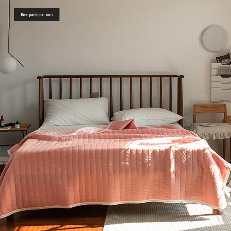 Muji Japanese Jersey Cotton Striped Summer Quilt - Air Conditioning, Double Bed, Knitted, Thin, All Cotton, Good Quality. 100x150cm
Muji Japanese Jersey Cotton Striped Summer Quilt - Air Conditioning, Double Bed, Knitted, Thin, All Cotton, Good Quality. 100x150cm