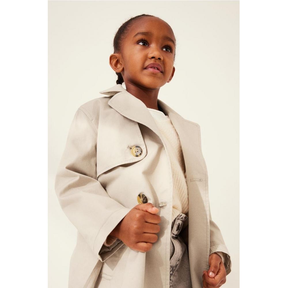 Двубортный тренч HM светло-бежевый
Двубортный тренч HM светло-бежевый