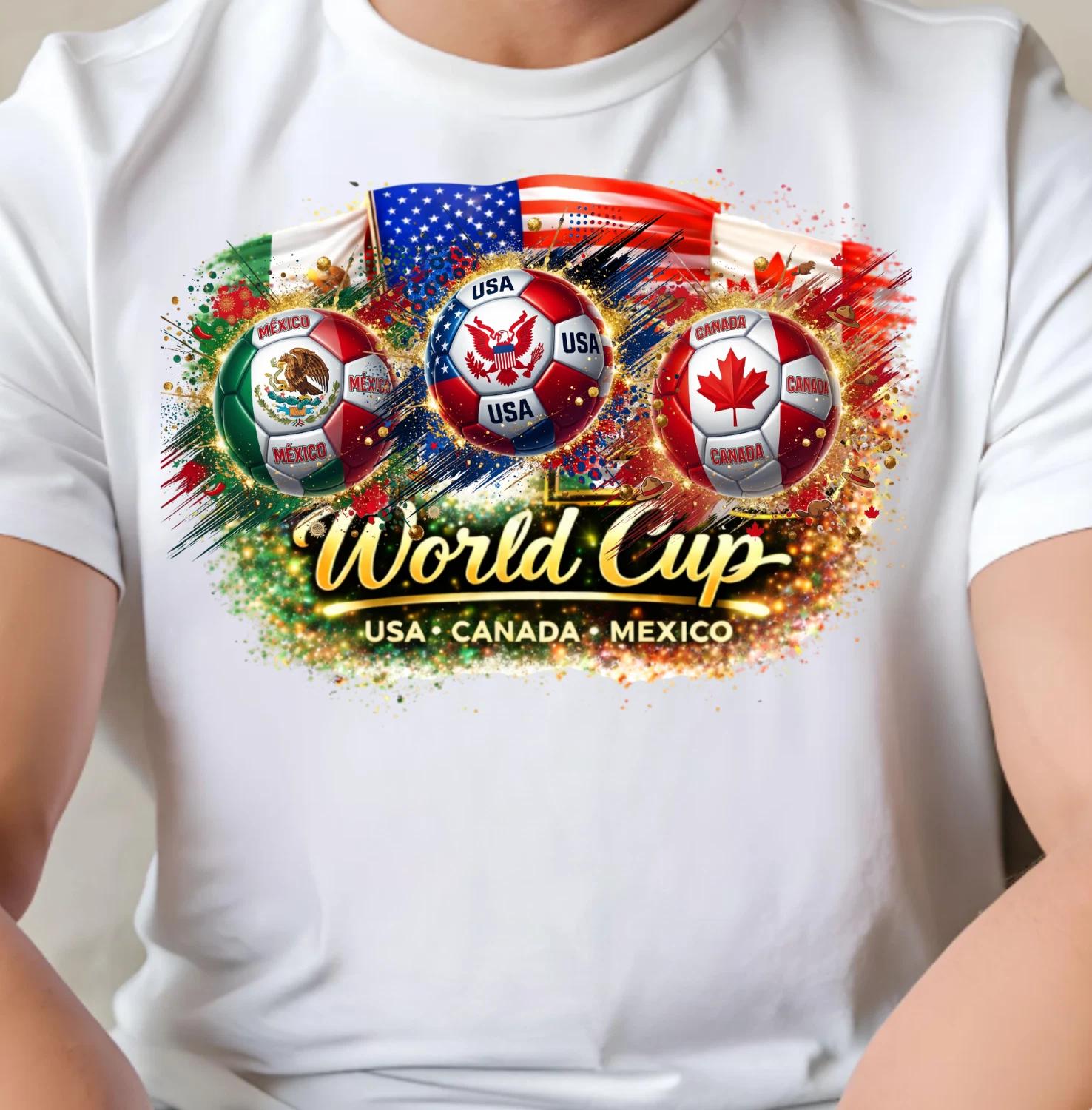 Чемпионат мира по футболу 2026 США Канада Мексика Футболка для фаната Футбольный подарок Унисекс 3XL
Чемпионат мира по футболу 2026 США Канада Мексика Футболка для фаната Футбольный подарок Унисекс 3XL