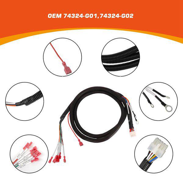 2 pcs 74324-G01/G02 36V EZGO TXT Controller Wiring Harness none
2 pcs 74324-G01/G02 36V EZGO TXT Controller Wiring Harness none