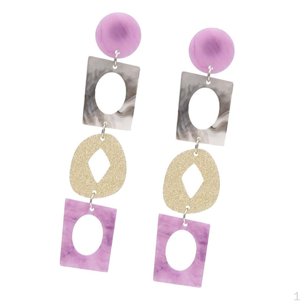 Acrylic Geometric Dangle Statement Earrings Studs Party
Acrylic Geometric Dangle Statement Earrings Studs Party