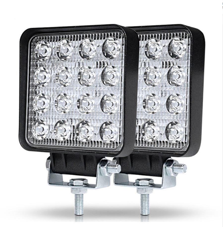 PAir 4.5Inch 16LED 80W 6500K Aluminum Square LED Work Light Fog Driving Lamp Offroad SUV Spotlight Bar Boat
PAir 4.5Inch 16LED 80W 6500K Aluminum Square LED Work Light Fog Driving Lamp Offroad SUV Spotlight Bar Boat
