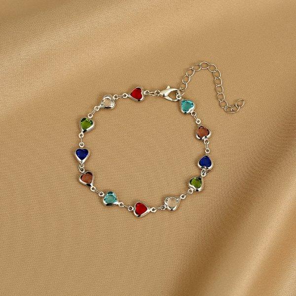 Exquisite Rainbow Zircon Heart Choker Necklace For Women Korean Crystal Gold Color Metal Chain Collar Girls Party Beach Zircon
Exquisite Rainbow Zircon Heart Choker Necklace For Women Korean Crystal Gold Color Metal Chain Collar Girls Party Beach Zircon