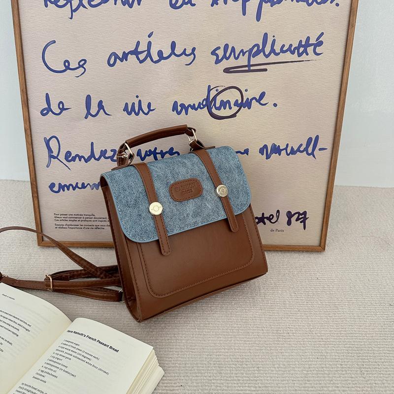 2024 new retro small backpack women s autumn tide Korean version of casual fashion student multi-functional portable backpack коричневий
2024 new retro small backpack women s autumn tide Korean version of casual fashion student multi-functional portable backpack коричневий