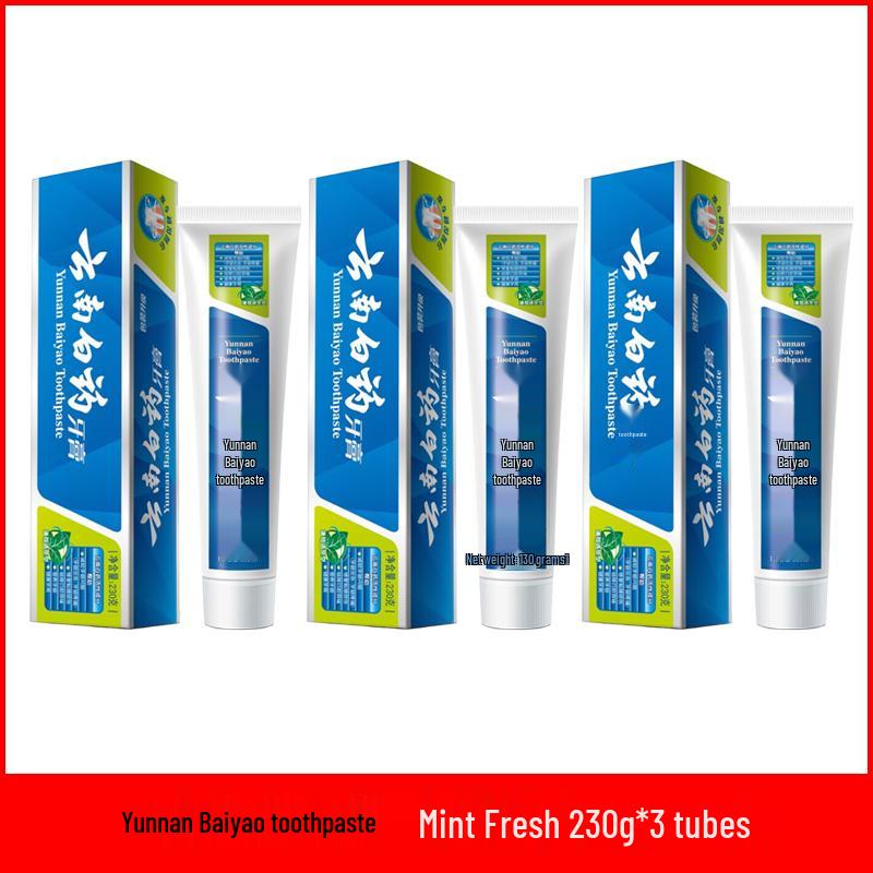 Yunnan Baiyao Minty Fresh Toothpaste
Yunnan Baiyao Minty Fresh Toothpaste