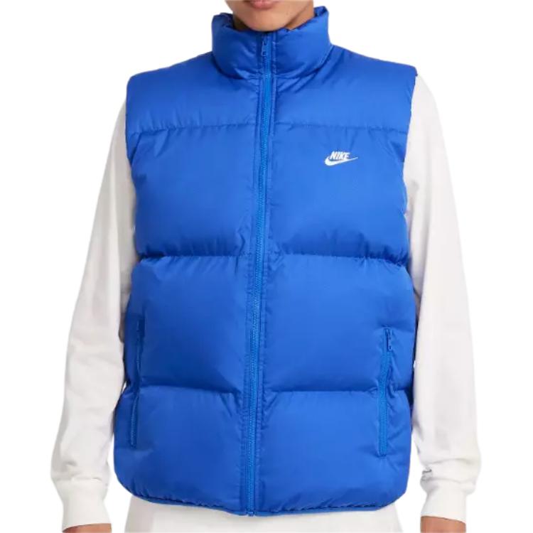 Nike Solid Color Stand Collar Zipper Sleeveless Vest Men Vests Blue FB7374-480 M
Nike Solid Color Stand Collar Zipper Sleeveless Vest Men Vests Blue FB7374-480 M