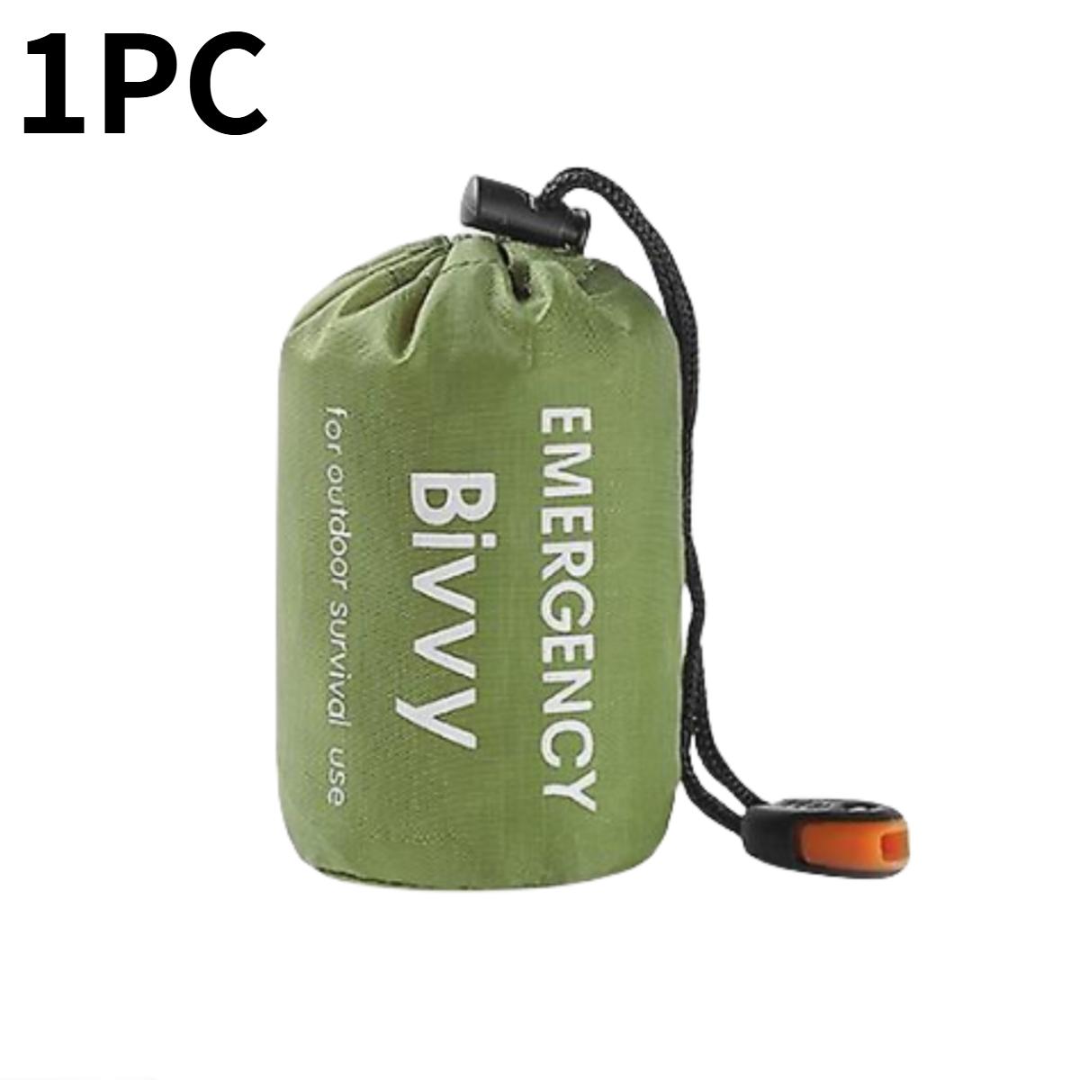 Outdoor Emergency Sleeping Bag and Whistling Camping Hiking Mountain Climbing Survival Blanket Wilderness Hypothermia Protection
Outdoor Emergency Sleeping Bag and Whistling Camping Hiking Mountain Climbing Survival Blanket Wilderness Hypothermia Protection