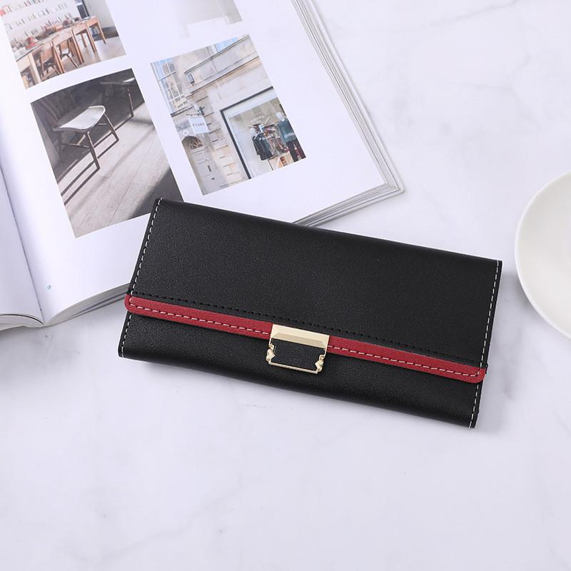 Modern Women s Long Wallet With Large Cash Compartment And Photo Slot Simple Splice Design Soft Texture чорний
Modern Women s Long Wallet With Large Cash Compartment And Photo Slot Simple Splice Design Soft Texture чорний