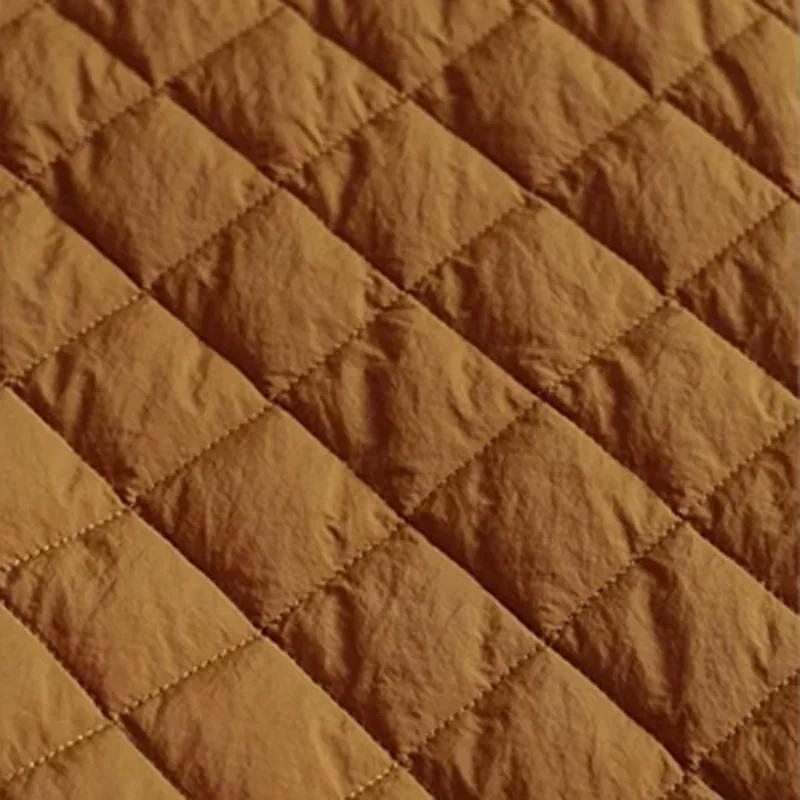 Quilted Cotton Linen Patchwork Fabric Three Layers Cloth for Down Coat Padded Jacket Home Texture Diy Sewing Accessories Winter 150X50cm
Quilted Cotton Linen Patchwork Fabric Three Layers Cloth for Down Coat Padded Jacket Home Texture Diy Sewing Accessories Winter 150X50cm