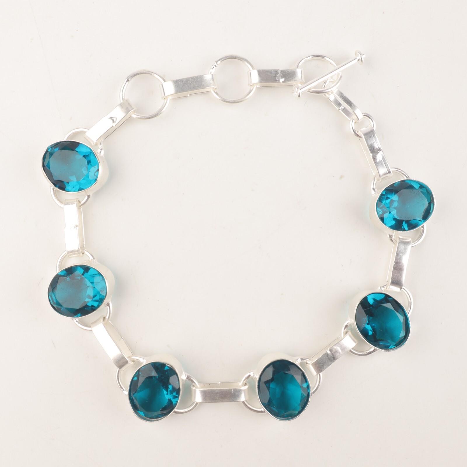 Gift For Women Apatite Gemstone 925 Sterling Silver Jewelry Handmade Bracelet 9 RB-6-12
Gift For Women Apatite Gemstone 925 Sterling Silver Jewelry Handmade Bracelet 9 RB-6-12