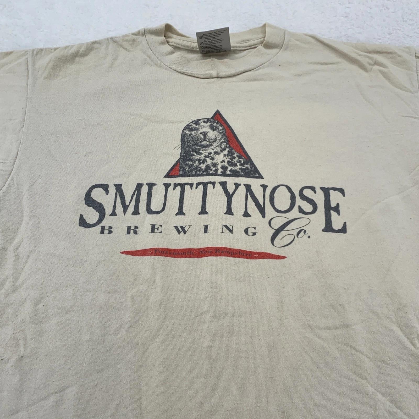 Vintage Smuttynose Brewing Co. Shirt Mens M/L Seal Beer New Hampshire 90s S
Vintage Smuttynose Brewing Co. Shirt Mens M/L Seal Beer New Hampshire 90s S