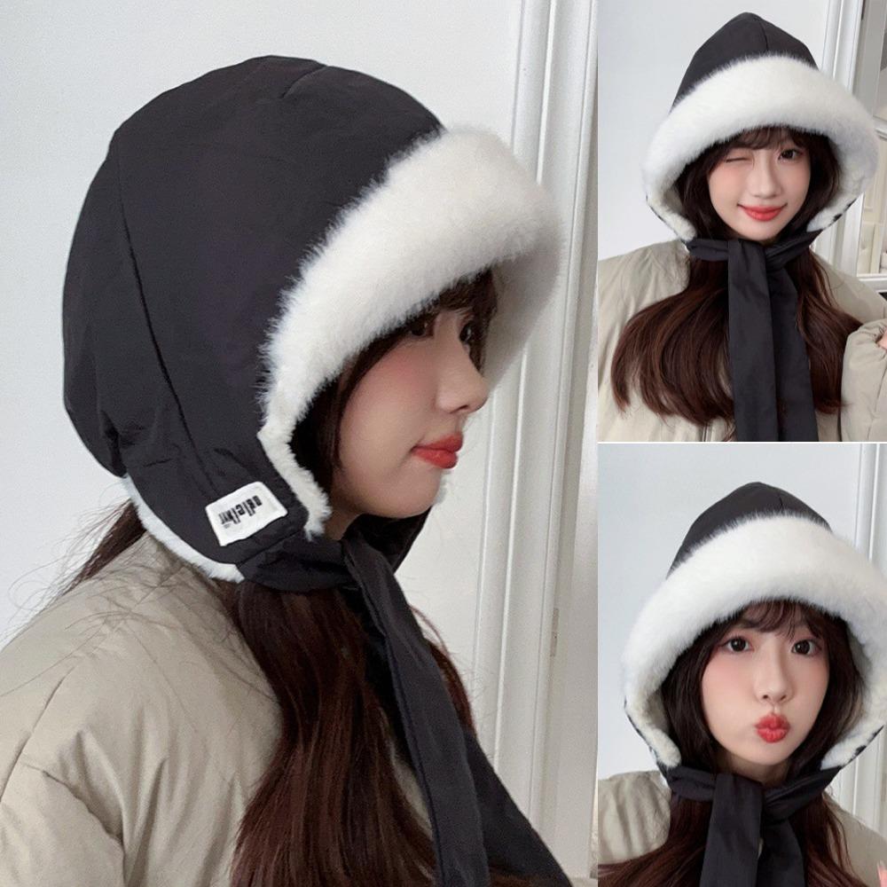 Thickened Earmuffs Hat Fleece-lined Quilted Cap Korean Style Plush Hat Outdoor кавовий
Thickened Earmuffs Hat Fleece-lined Quilted Cap Korean Style Plush Hat Outdoor кавовий