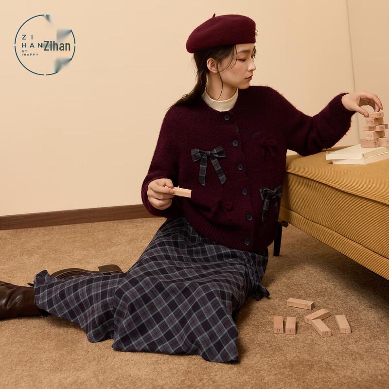 ZIHAN Retro Blue-Grey Plaid High-Waist A-Line Skirt L
ZIHAN Retro Blue-Grey Plaid High-Waist A-Line Skirt L