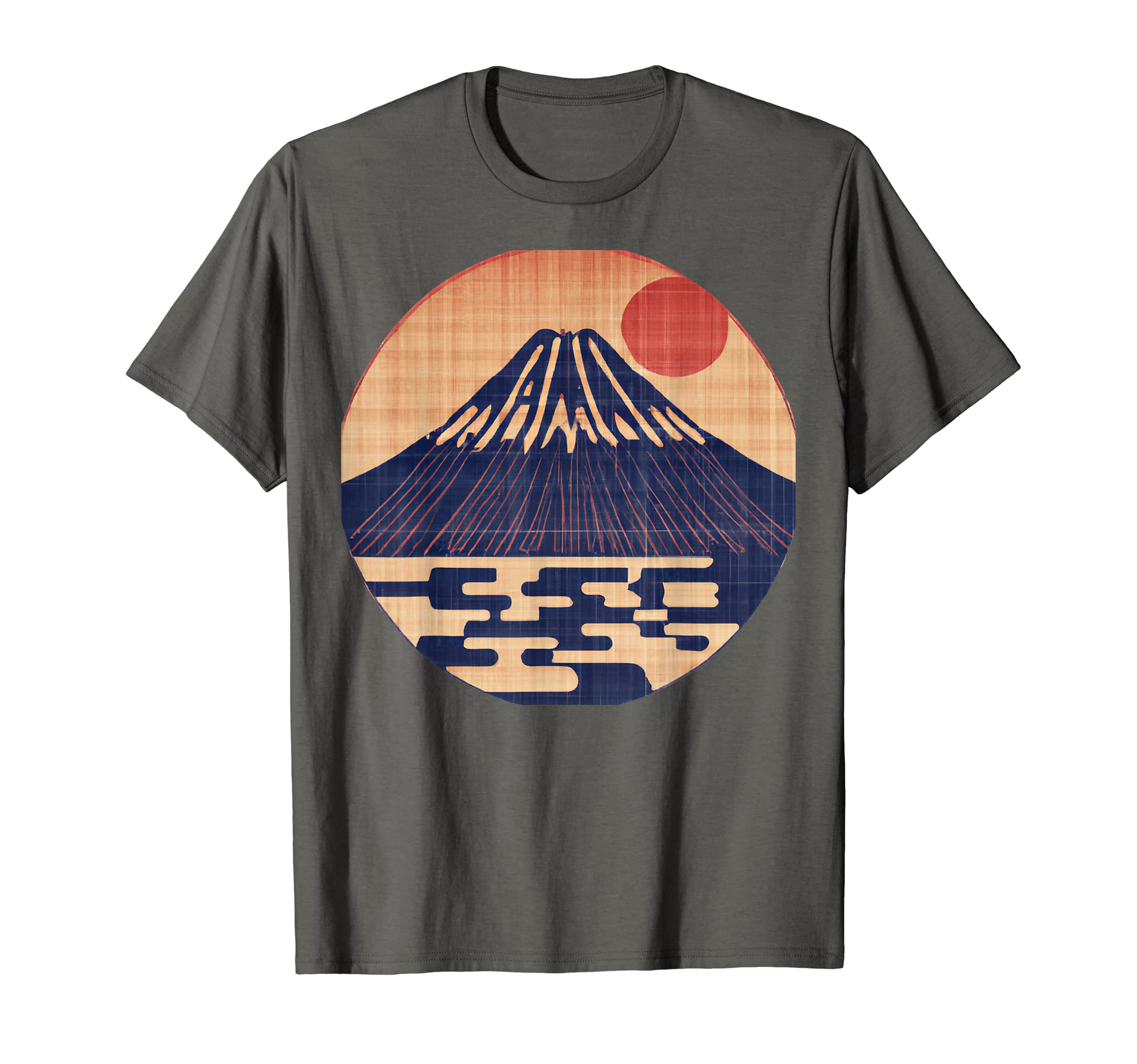 Vintage Japanese Mount Fuji Japanese Dancing Sun on the Mountain - T-Shirt сірий колір
Vintage Japanese Mount Fuji Japanese Dancing Sun on the Mountain - T-Shirt сірий колір
