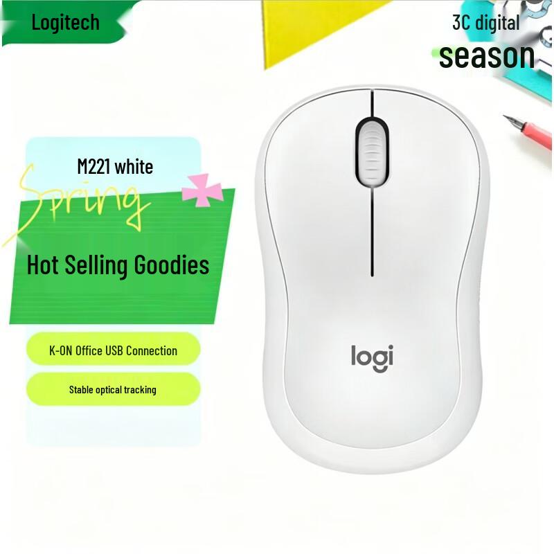 Logitech M221 Silent Wireless Mouse
Logitech M221 Silent Wireless Mouse