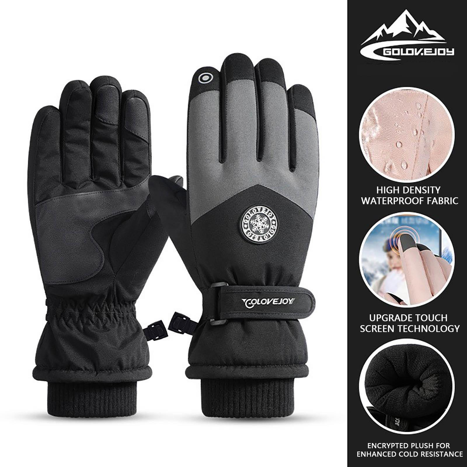 Новые зимние теплые перчатки, мужские уличные перчатки для верховой езды, альпинизма, ветрозащитные замшевые плюс бархатные толстые нескользящие перчатки с сенсорным экраном One Size чёрный
Новые зимние теплые перчатки, мужские уличные перчатки для верховой езды, альпинизма, ветрозащитные замшевые плюс бархатные толстые нескользящие перчатки с сенсорным экраном One Size чёрный