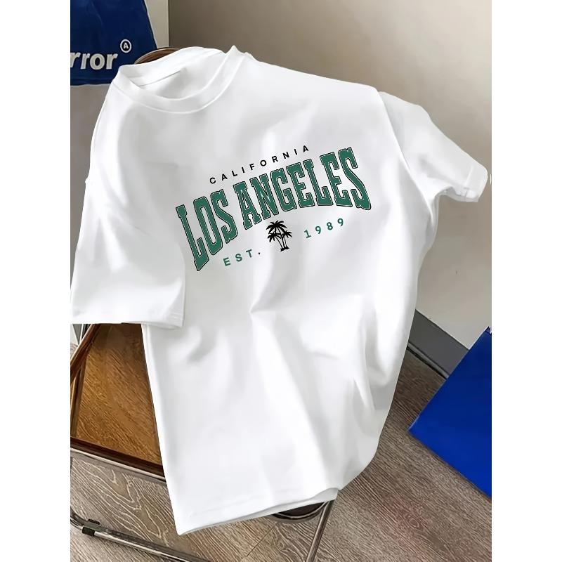 European Size Men S White Fashion T-Shirt Los Angeles Letter Print Casual Versatile Comfortable And Lightweight Suitable for Daily Sports S белый
European Size Men S White Fashion T-Shirt Los Angeles Letter Print Casual Versatile Comfortable And Lightweight Suitable for Daily Sports S белый