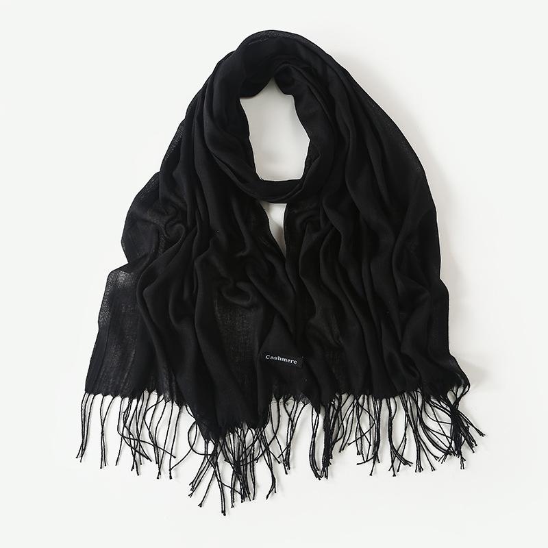 Annual meeting imitation cashmere scarf for women 100g thin solid color gift scarf for men and women autumn and winter warm shaw One Size
Annual meeting imitation cashmere scarf for women 100g thin solid color gift scarf for men and women autumn and winter warm shaw One Size