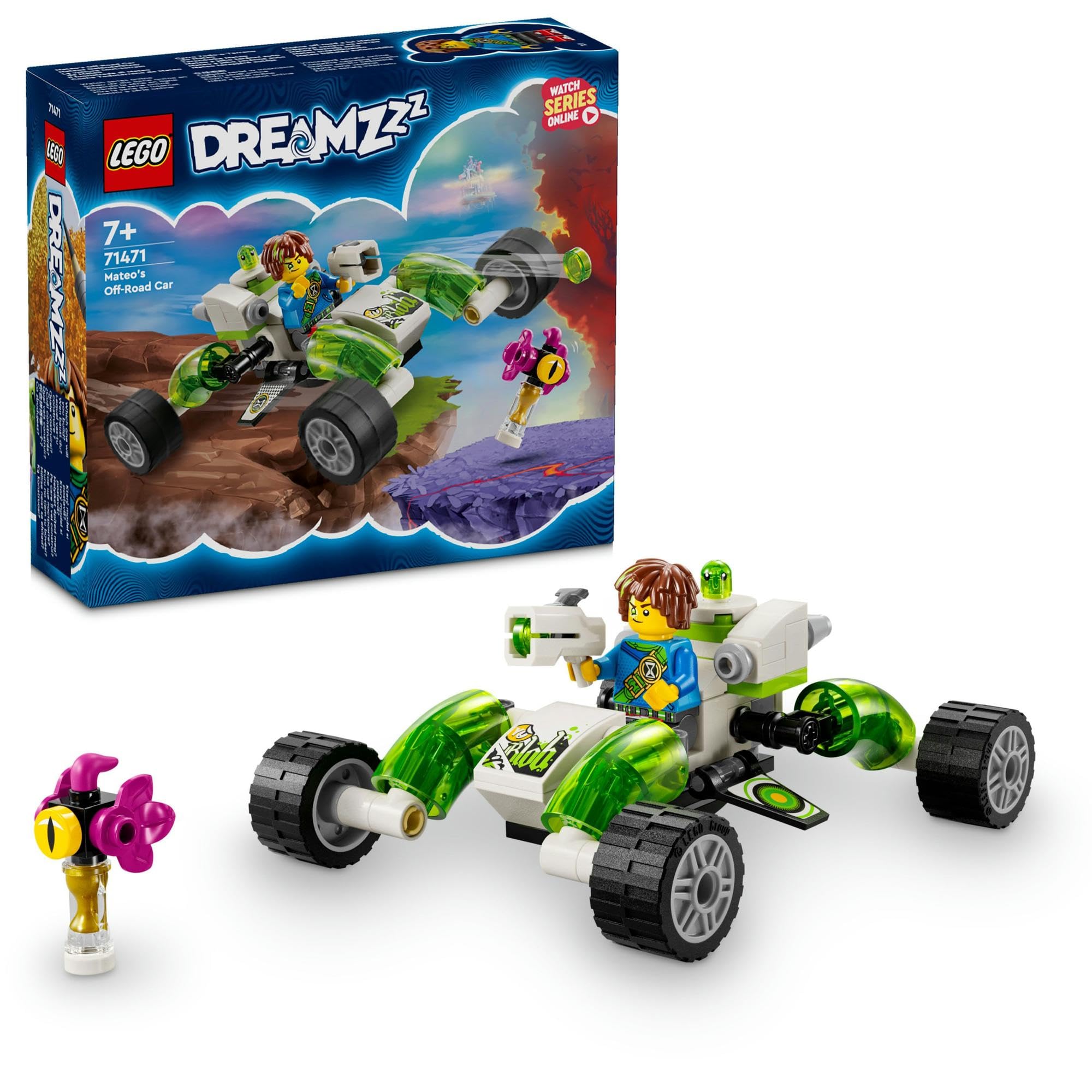 LEGO Dreams Mateo Off-Road Car, Toy, Gift, Building Blocks, Boys and Girls, Ages 6, 7, 8, 9, Elementary School Students, Miniature Car, 71471
LEGO Dreams Mateo Off-Road Car, Toy, Gift, Building Blocks, Boys and Girls, Ages 6, 7, 8, 9, Elementary School Students, Miniature Car, 71471