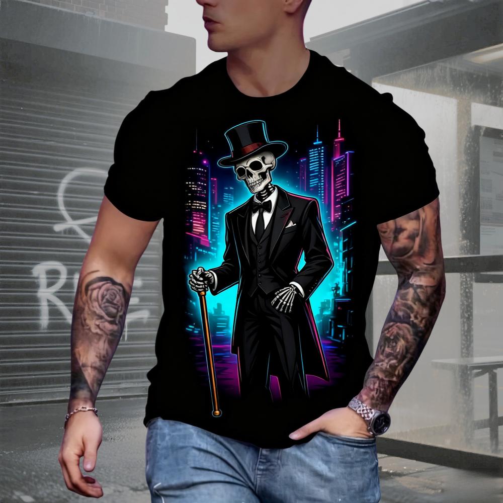 Fashion Men s Skull Printed T-Shirts Breathable Short Sleeve Tee Crew O-Neck Men s Clothing Vintage Comfort Y2k Women s Clothes XXS
Fashion Men s Skull Printed T-Shirts Breathable Short Sleeve Tee Crew O-Neck Men s Clothing Vintage Comfort Y2k Women s Clothes XXS