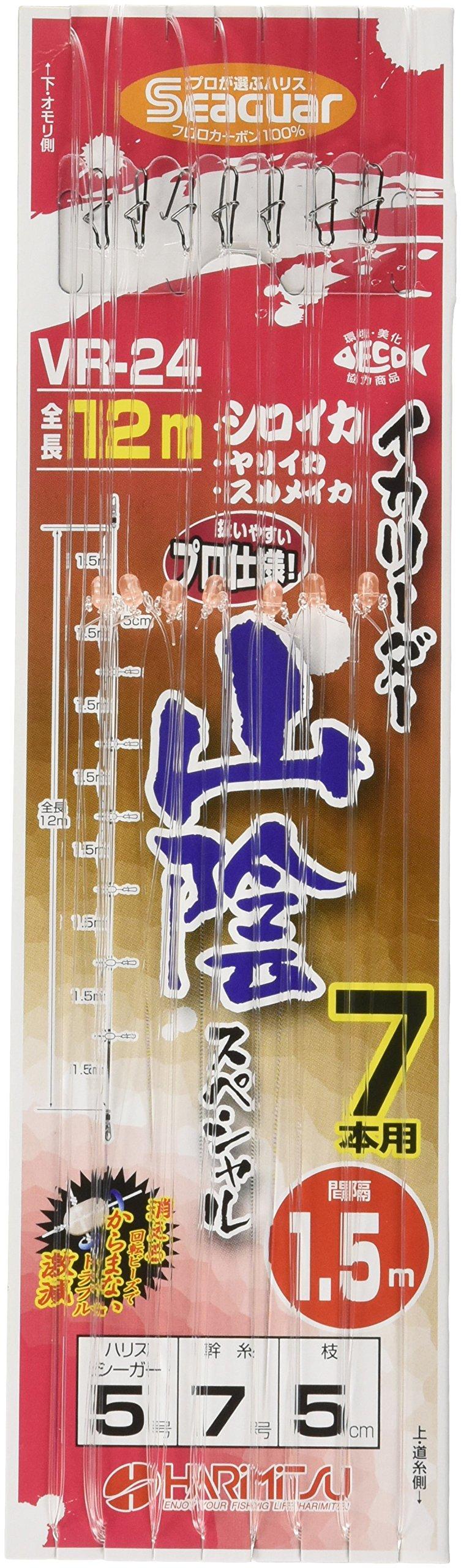 HARIMITSU Squid Leader, Sanin Special, for 7 Lines, 12m, 5-inch Fluorocarbon, VR-24
HARIMITSU Squid Leader, Sanin Special, for 7 Lines, 12m, 5-inch Fluorocarbon, VR-24