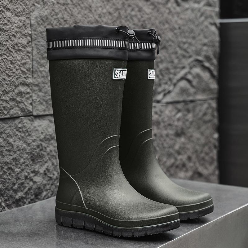 Мужские водонепроницаемые резиновые сапоги на толстой подошве: Уличный, Нескользящий, Универсальный для рыбалки, кухни и мытья машины со шнурком. Size 43
Мужские водонепроницаемые резиновые сапоги на толстой подошве: Уличный, Нескользящий, Универсальный для рыбалки, кухни и мытья машины со шнурком. Size 43