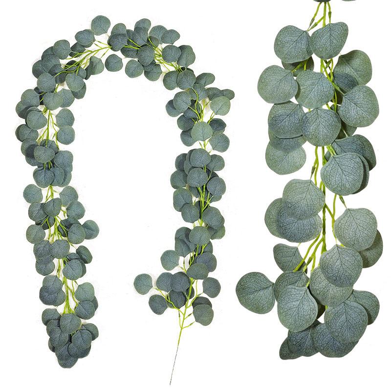 2pcs 2M Artificial Eucalyptus Garland Greenery Garland Eucalyptus Leaves Vines Plants for Wedding Arch Wall Garden Decoration
2pcs 2M Artificial Eucalyptus Garland Greenery Garland Eucalyptus Leaves Vines Plants for Wedding Arch Wall Garden Decoration