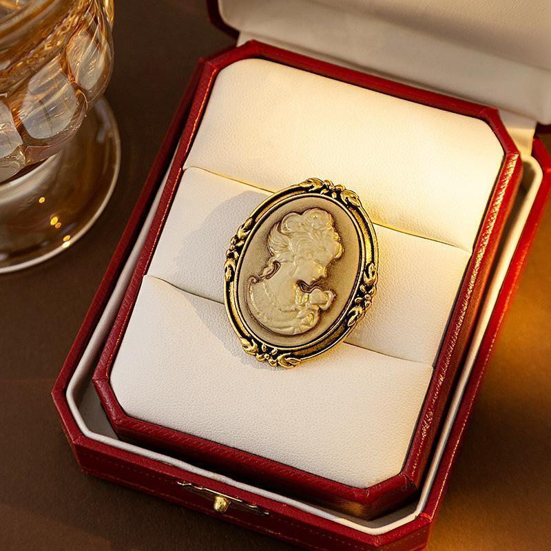 Retro Palace Style Medieval Beauty Head Brooches For Women Embossed Lapel Pins Casual Party Accessories New Year Gifts Friends жовтий
Retro Palace Style Medieval Beauty Head Brooches For Women Embossed Lapel Pins Casual Party Accessories New Year Gifts Friends жовтий