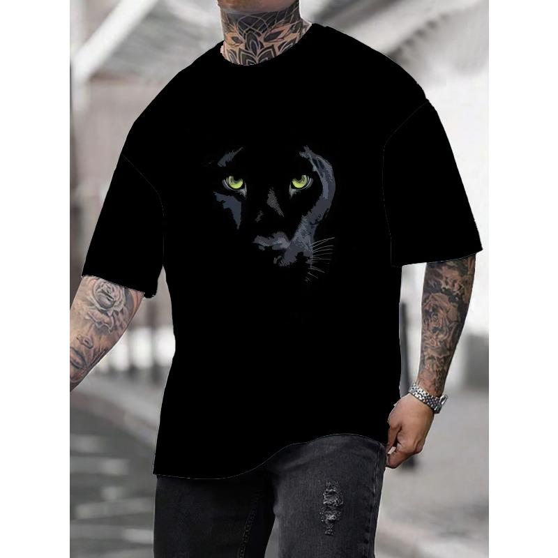 European sizes 3D Print Oversized Men S T-Shirt Featuring a Trendy Street Style Black Panther Design, Loose Fit 4XL чорний
European sizes 3D Print Oversized Men S T-Shirt Featuring a Trendy Street Style Black Panther Design, Loose Fit 4XL чорний