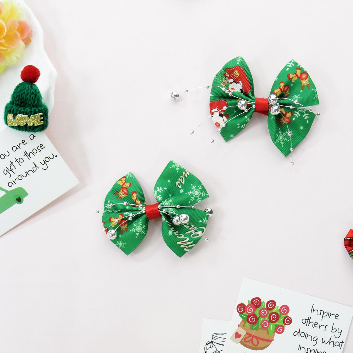 Trendy European & American Christmas Hair Accessories: Grosgrain Ribbon Bow Clips & Cute Princess Hairpins for Kids
Trendy European & American Christmas Hair Accessories: Grosgrain Ribbon Bow Clips & Cute Princess Hairpins for Kids