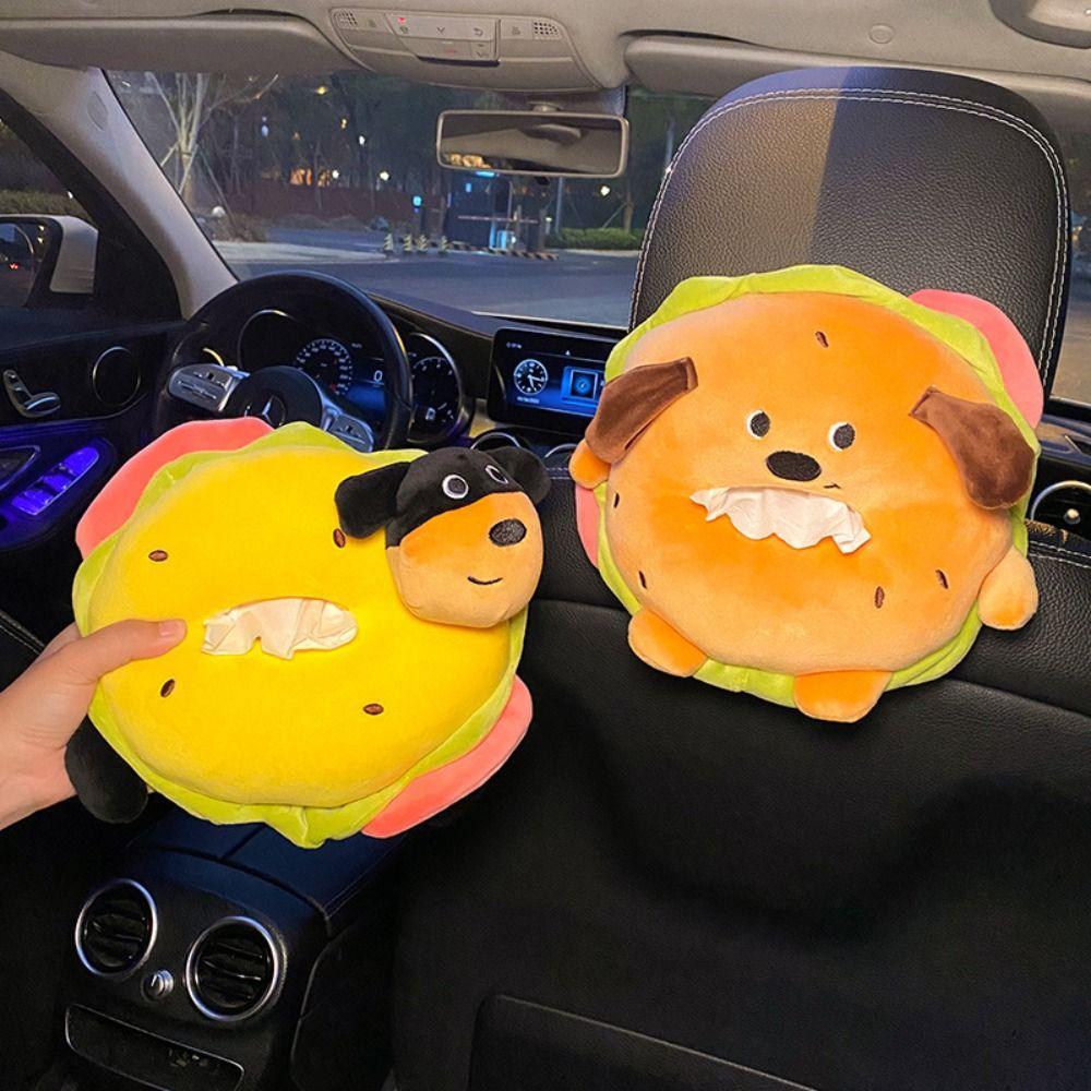 Plush Plush Bear Car Tissue Box. Hamburger Dog Plush Napkin Holder Desktop Decorative pig
Plush Plush Bear Car Tissue Box. Hamburger Dog Plush Napkin Holder Desktop Decorative pig