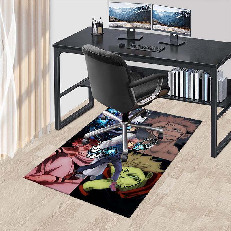 1pc Anime Cartoon Design Jujutsu Kaisen Chair Mat - Non-Slip Carpet for Office, Home Decor, Living Room, Bedroom, Game Room - Perfect Gift for Anime L 60cm by 90cm
1pc Anime Cartoon Design Jujutsu Kaisen Chair Mat - Non-Slip Carpet for Office, Home Decor, Living Room, Bedroom, Game Room - Perfect Gift for Anime L 60cm by 90cm