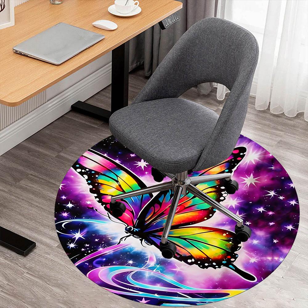 1pc Butterfly Galaxy Round Chair mat office Area Rug - Non-Slip, Floor Mat for Office, Bedroom, and Indoor Decor p12718 80cm by 80cm
1pc Butterfly Galaxy Round Chair mat office Area Rug - Non-Slip, Floor Mat for Office, Bedroom, and Indoor Decor p12718 80cm by 80cm