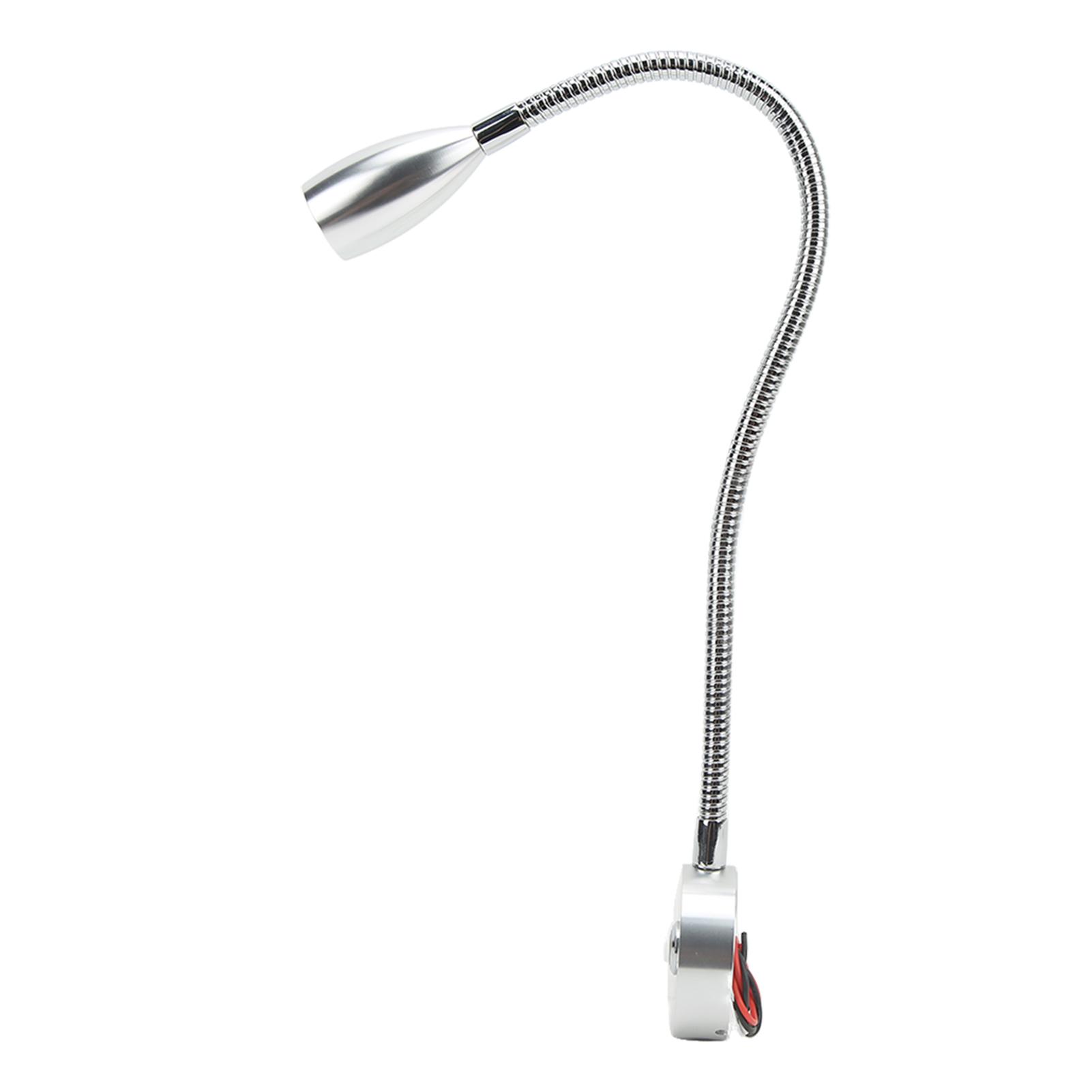 LED Reading Light 3W Wall Mount Reading Lamp Flexible Gooseneck 3 Color Adjustable for RV Boat Caravan Silver 3 Colors
LED Reading Light 3W Wall Mount Reading Lamp Flexible Gooseneck 3 Color Adjustable for RV Boat Caravan Silver 3 Colors