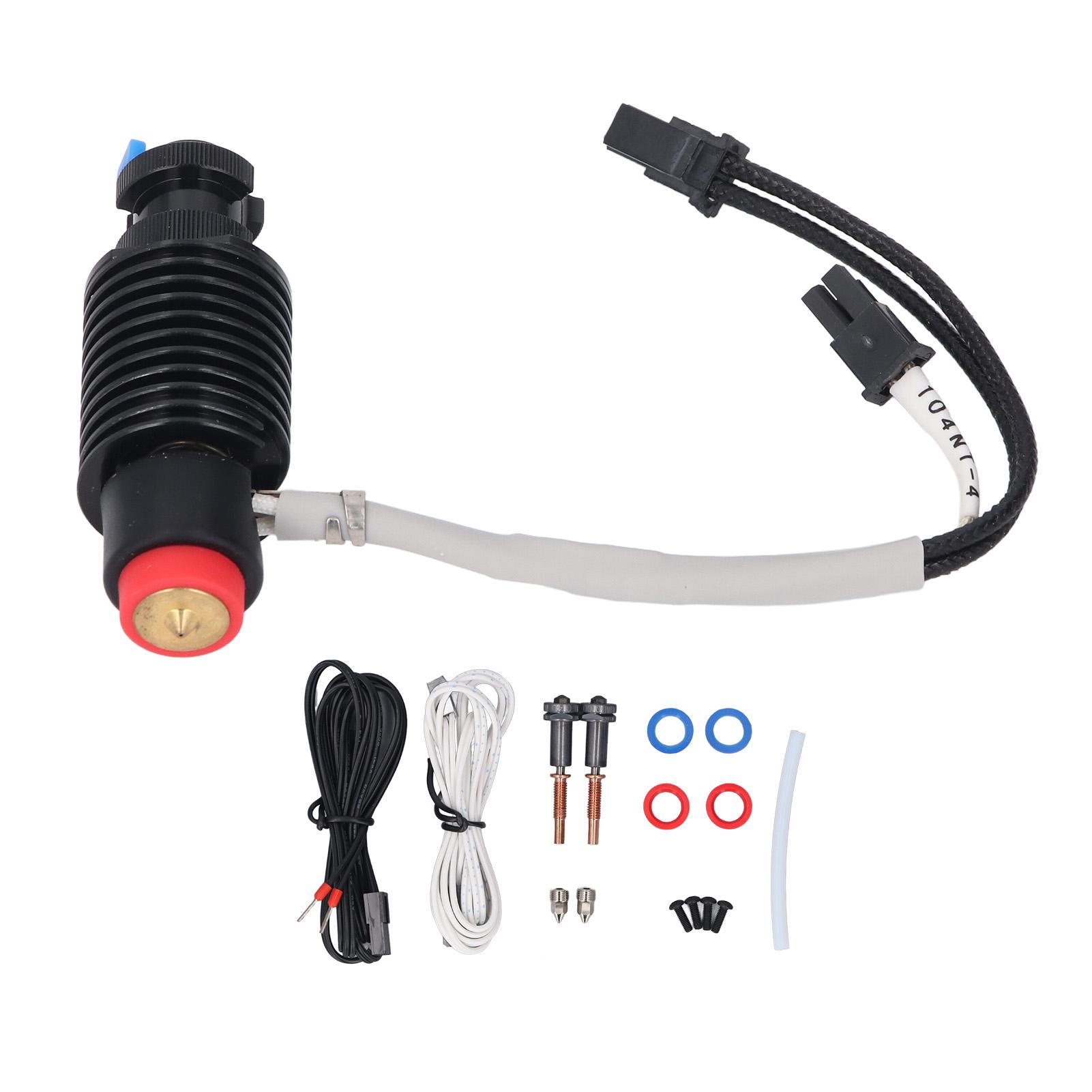 Ceramic Hot End Kit 1.75mm 24V 40W 3D Printer Heating Block Kit with 0.4mm 0.6mm Nozzles for Revo
Ceramic Hot End Kit 1.75mm 24V 40W 3D Printer Heating Block Kit with 0.4mm 0.6mm Nozzles for Revo
