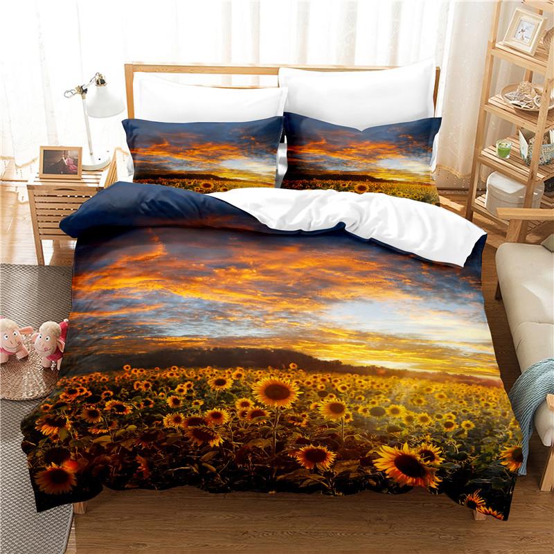 Комплект постельного белья с изображением подсолнуха, комплект пододеяльников, постельное белье с 3D-печатью, комплект постельного белья размера «queen size», модный дизайн EU single(135x200cm)
Комплект постельного белья с изображением подсолнуха, комплект пододеяльников, постельное белье с 3D-печатью, комплект постельного белья размера «queen size», модный дизайн EU single(135x200cm)