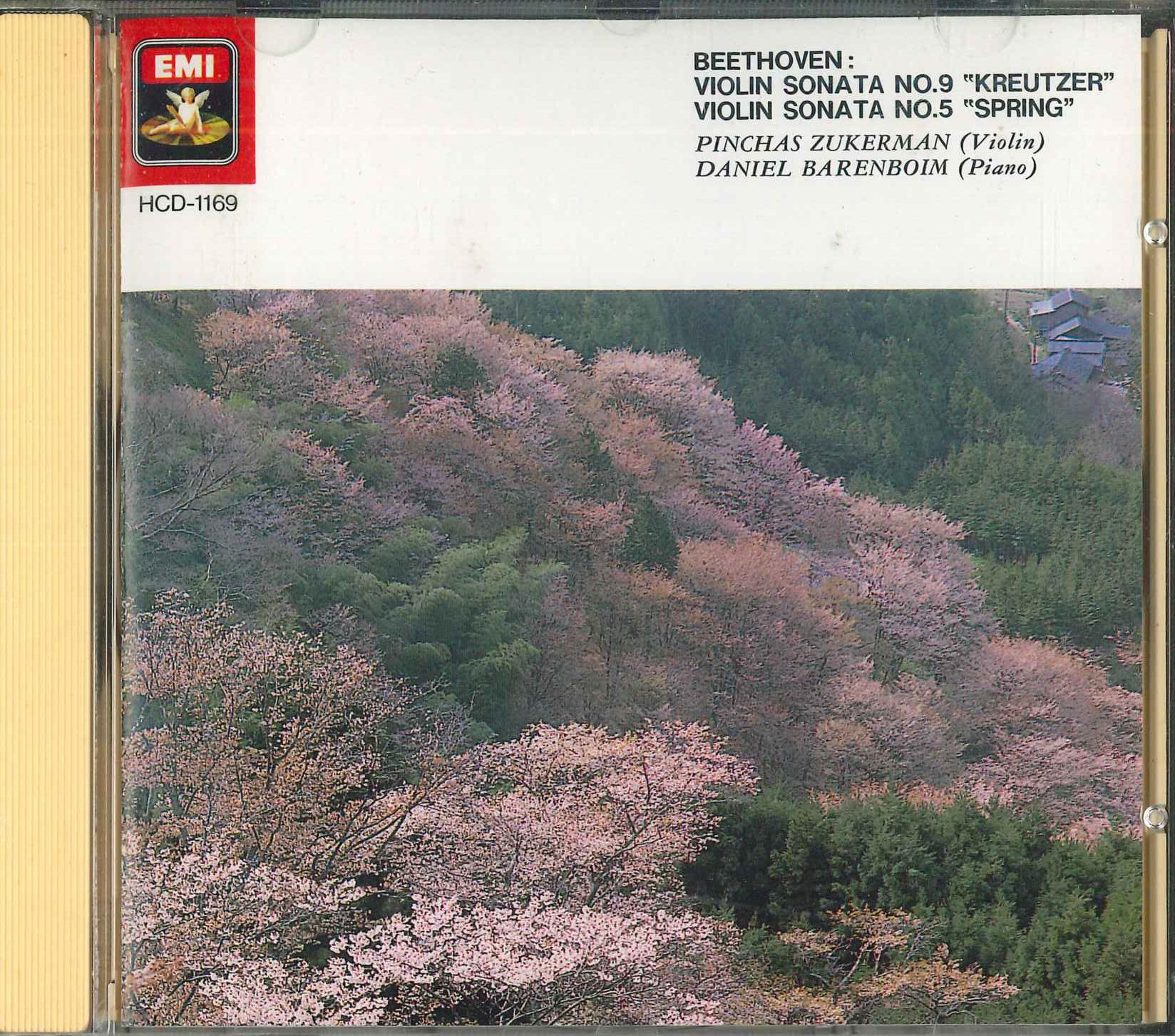 CD PINCHAS ZUKERMAN DANIEL BARENBOIM - Beethoven Spring Kreutzer HCD1169 TOSHIBA EMI Japan Classical Used
CD PINCHAS ZUKERMAN DANIEL BARENBOIM - Beethoven Spring Kreutzer HCD1169 TOSHIBA EMI Japan Classical Used