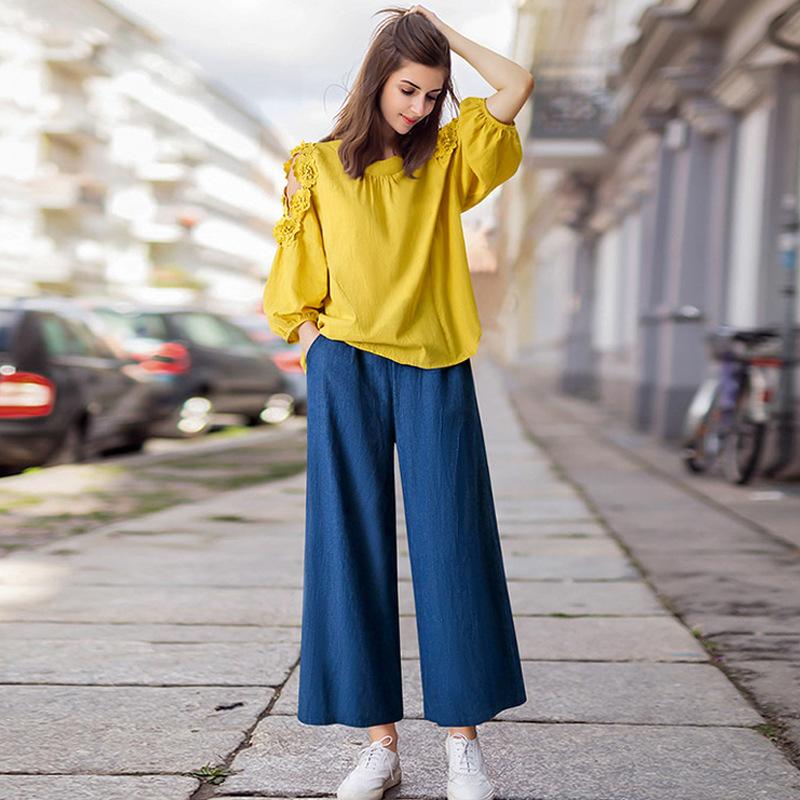 Large Size Nine-point Pants High Waist Loose Denim Casual Pants Straight Down Pants 8XL світло-синій колір
Large Size Nine-point Pants High Waist Loose Denim Casual Pants Straight Down Pants 8XL світло-синій колір
