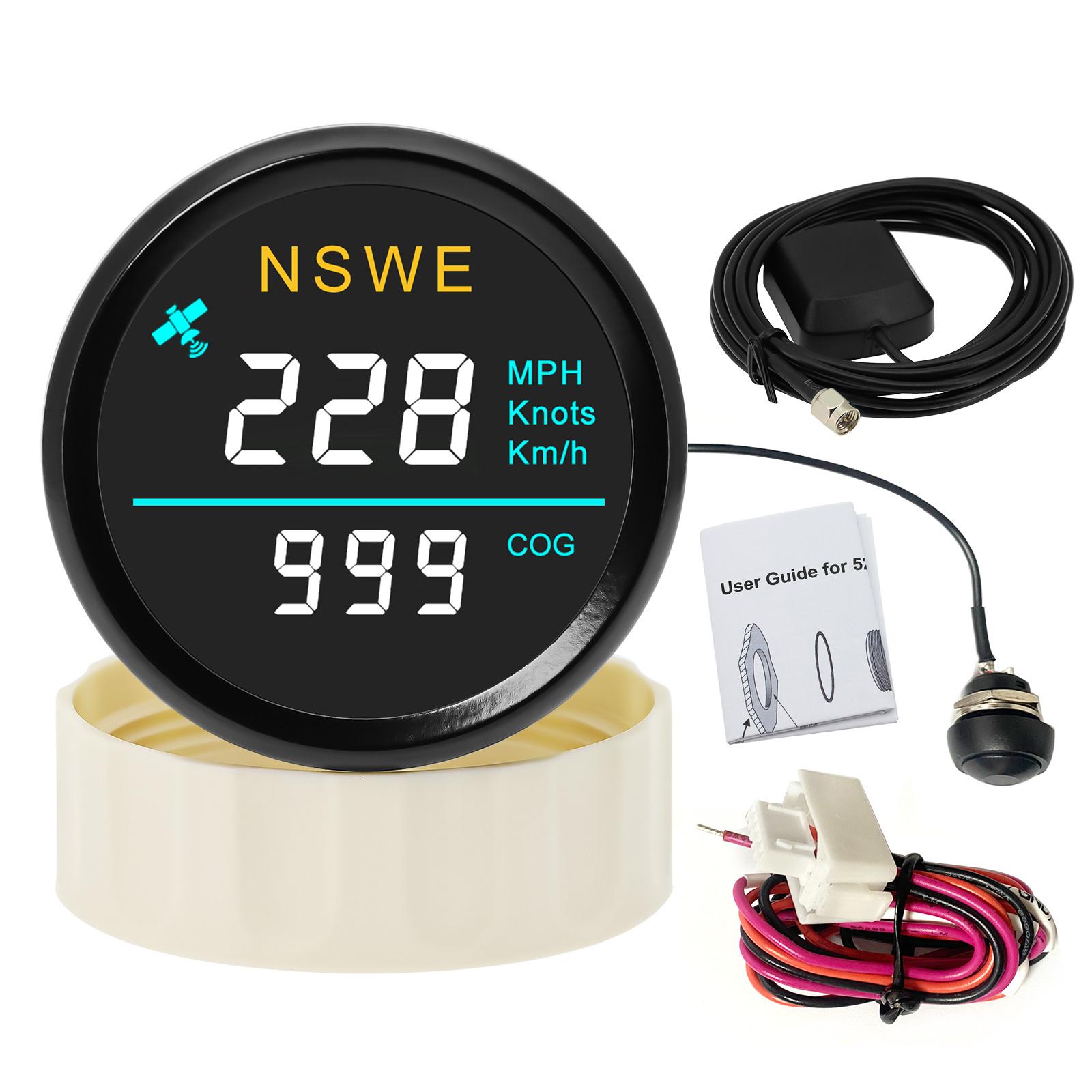 52mm GPS Speedometer With Compass 0-299MPH,Knots,Km/h adjustable Red White Green LED Backlight for Marine Boats Yacht 12V/24V чорний білий колір
52mm GPS Speedometer With Compass 0-299MPH,Knots,Km/h adjustable Red White Green LED Backlight for Marine Boats Yacht 12V/24V чорний білий колір