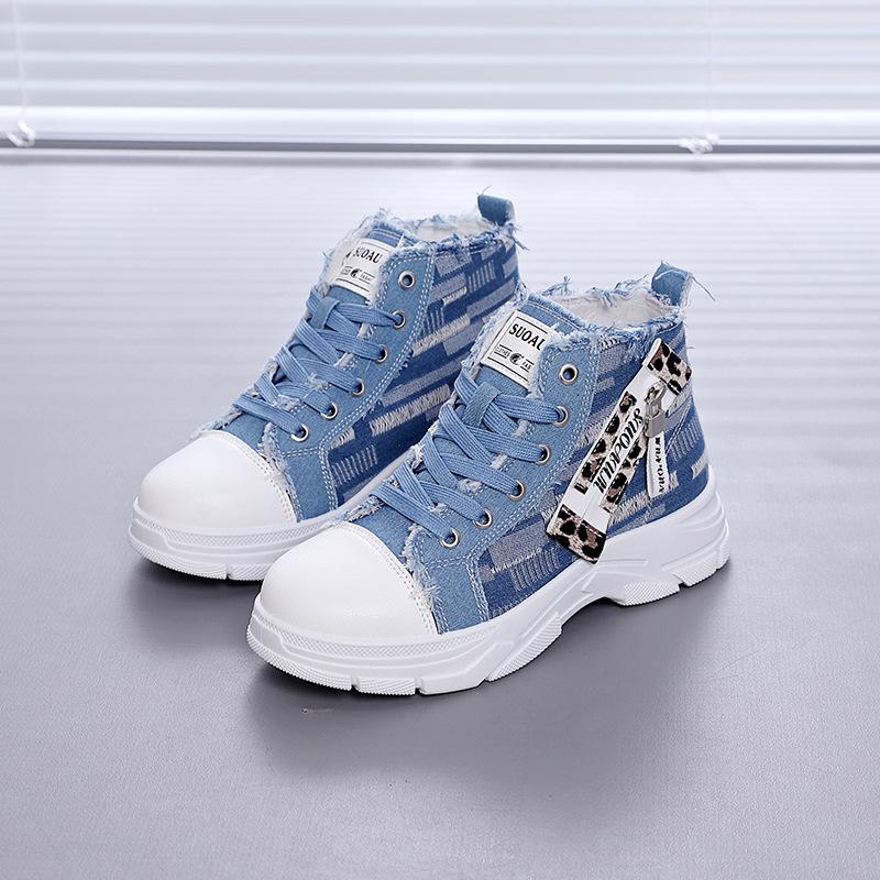 2025 Spring/Autumn Women s High-Top Canvas Shoes: Versatile Thick-Soled Casual White Sneakers Z006 41 світло-синій колір
2025 Spring/Autumn Women s High-Top Canvas Shoes: Versatile Thick-Soled Casual White Sneakers Z006 41 світло-синій колір