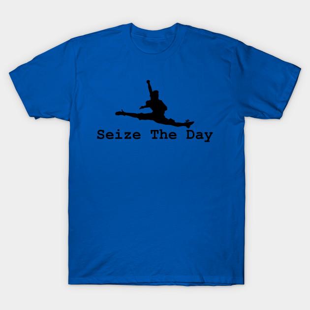 Men Black Print T-shirt Seize The Day No-Cut Transfer Paper Print Cotton Tshirt 3XL королівський синій колір
Men Black Print T-shirt Seize The Day No-Cut Transfer Paper Print Cotton Tshirt 3XL королівський синій колір