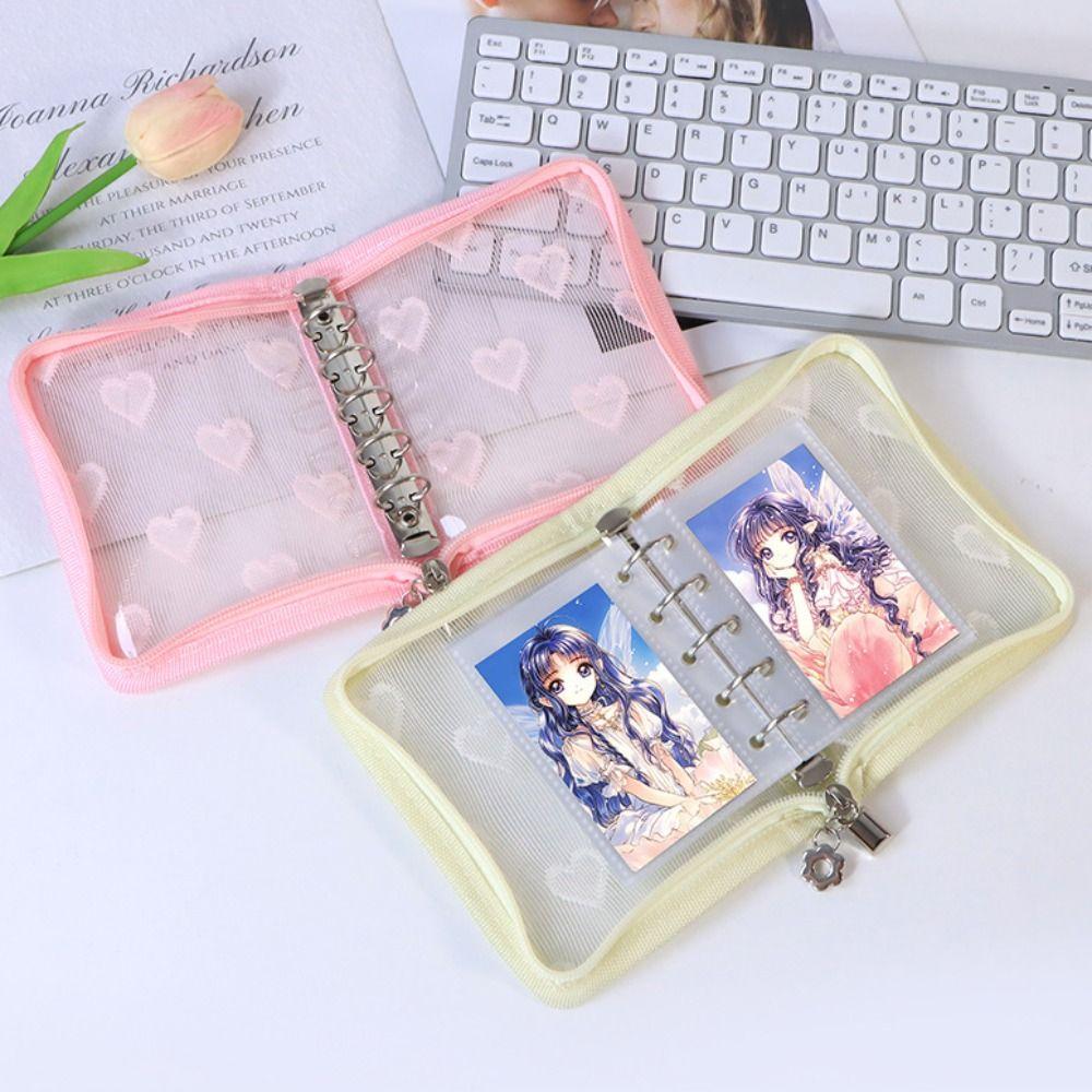 5 Holes Card Booklet Cover Anti-scratch Loose-leaf Notebook Cover Star Chasing Supplies жовтий
5 Holes Card Booklet Cover Anti-scratch Loose-leaf Notebook Cover Star Chasing Supplies жовтий
