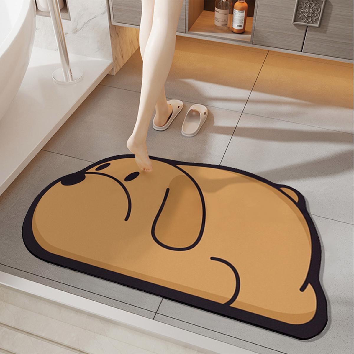 Впитывающий коврик для ванной комнаты с рисунком животных, диатомовая грязь, нескользящий коврик для туалета, износостойкий быстросохнущий коврик для входа на крыльцо 400MMx600MM
Впитывающий коврик для ванной комнаты с рисунком животных, диатомовая грязь, нескользящий коврик для туалета, износостойкий быстросохнущий коврик для входа на крыльцо 400MMx600MM