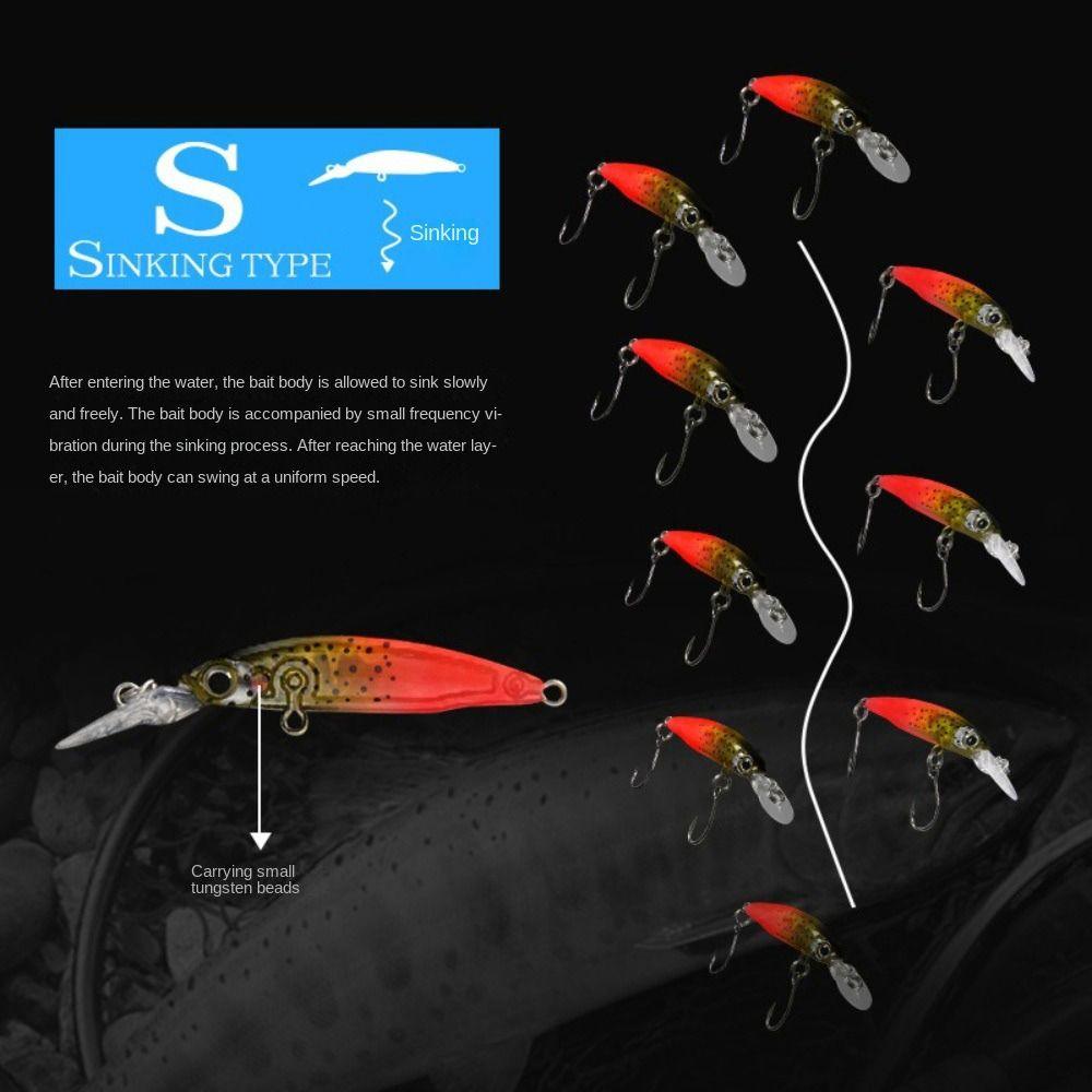 Wobbler Bass Minnow Lure 1.8g 40mm Fishing Bait 2024 Artificial Bait Fishing Tackle Color I
Wobbler Bass Minnow Lure 1.8g 40mm Fishing Bait 2024 Artificial Bait Fishing Tackle Color I