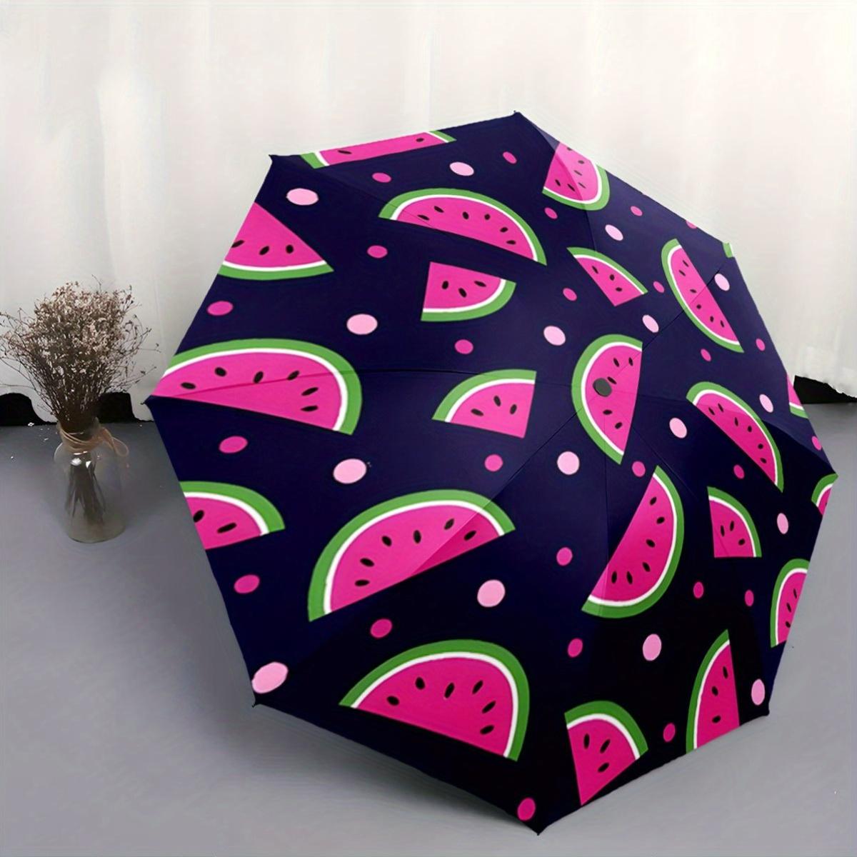 Compact Umbrella Featuring a Watermelon Slice Design Against a Deep Navy Backdrop, Perfect As a Creative Gift for Christmas An Iron&8K
Compact Umbrella Featuring a Watermelon Slice Design Against a Deep Navy Backdrop, Perfect As a Creative Gift for Christmas An Iron&8K